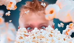 Popcorn destroys children's teeth 